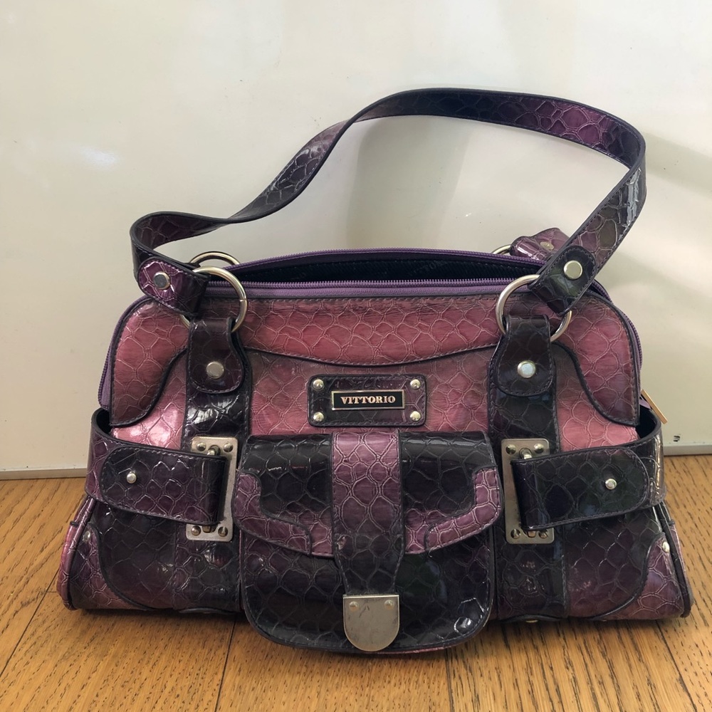 Vittorio Purple Ombré Handbag